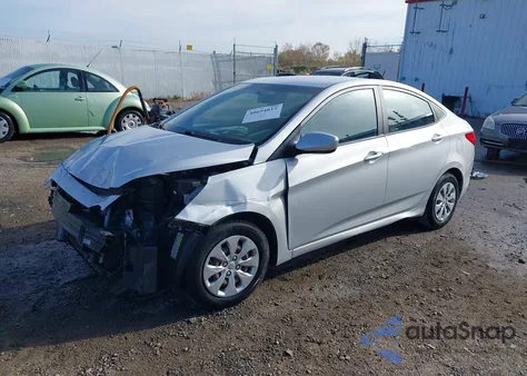 2016 Hyundai Accent Se from USA, damaged, VIN KMHCT4AE8GU036488